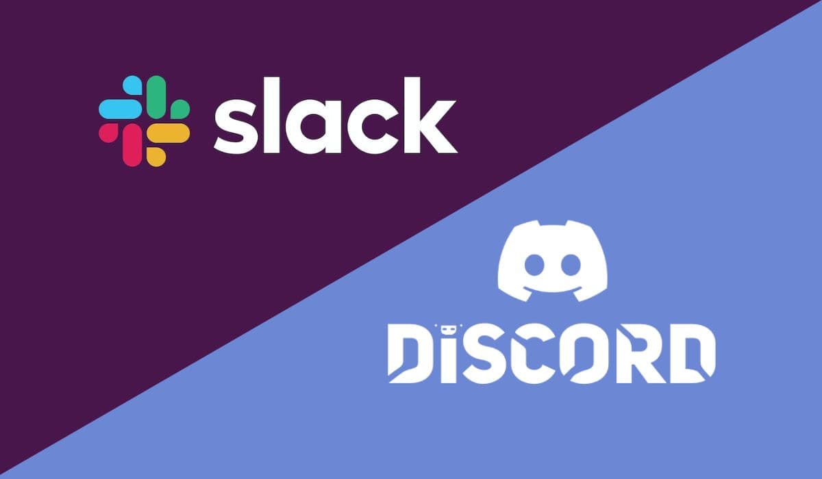 A speech bubble for Slack vs Discord